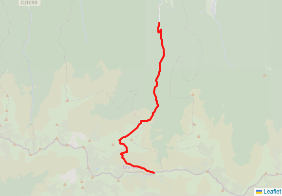 Sat Breaza – Colţii Brezei – Cabana Urlea – Curmătura Moşului 2200m – Valea Urlei – Curmătura Zârnei