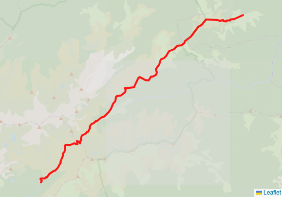 Refugiul Baleia - Culmea Cozma- Baleia - Șaua Gorova - Refugiul Stâna de Râu - Șaua Custurii - Valea Peleaga - Poiana Pelegii